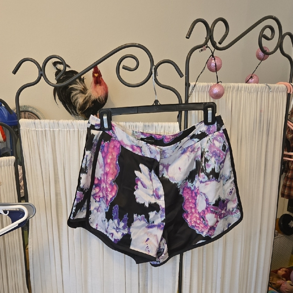 Floral Women's Silky Shorts